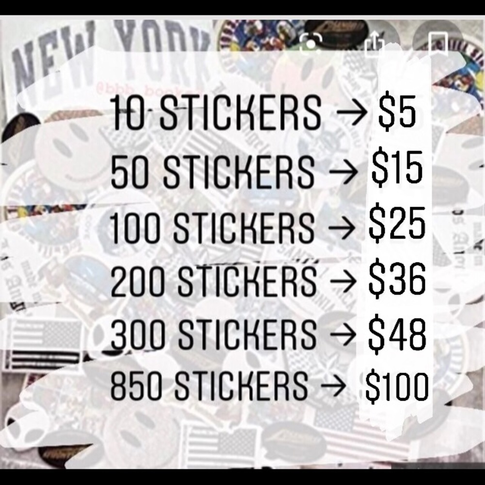 Brandy Melville Stickers